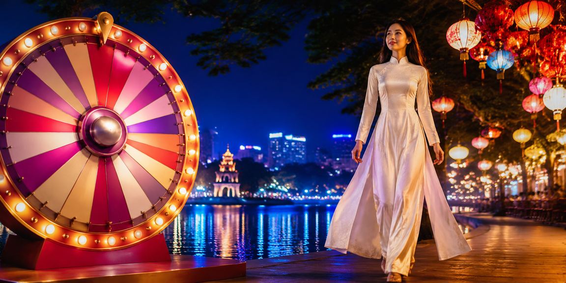 Người chơi tận hưởng lễ hội cá cược và rút thăm may mắn tại Hà Nội